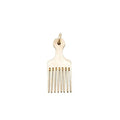Small Afro Pick Charm