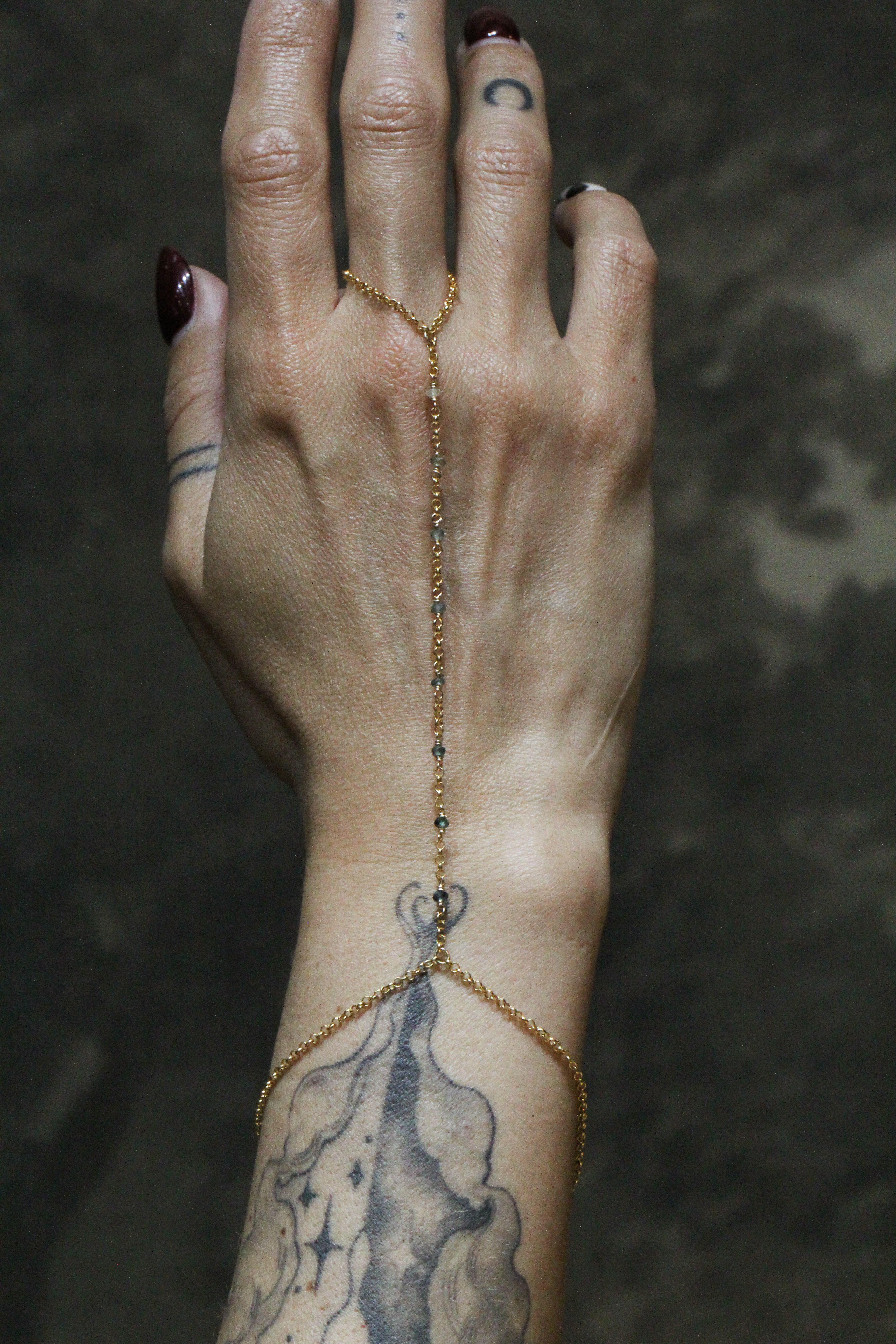 Sapphire Hand Chain