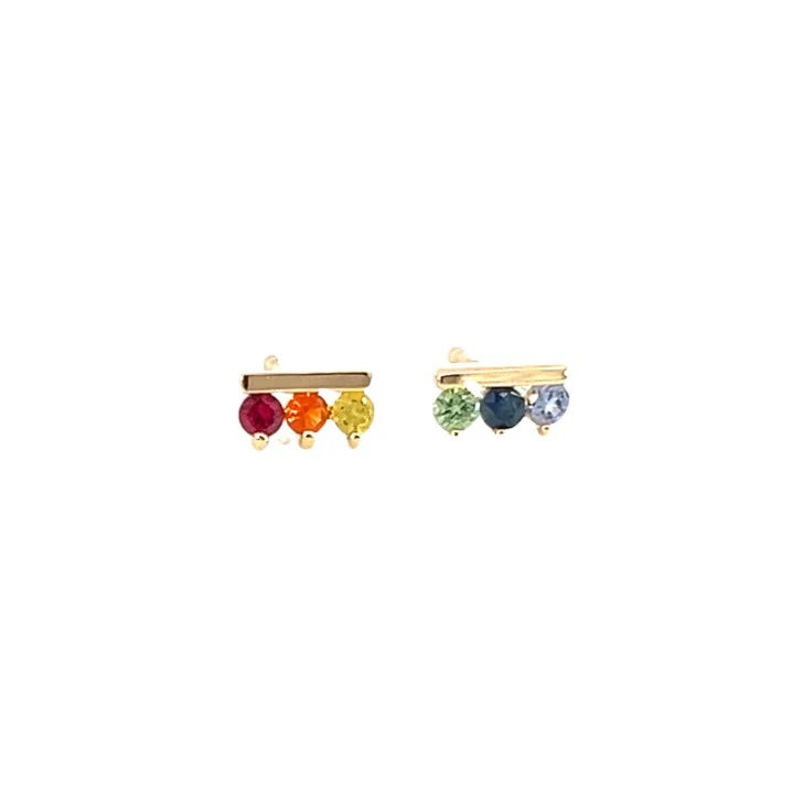 Sideline Rainbow Studs