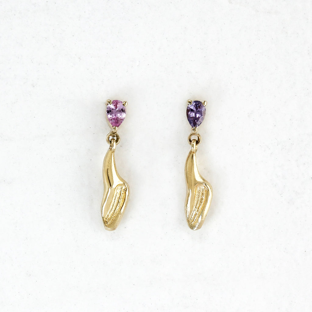 Orchid Cascade Earring (Single)