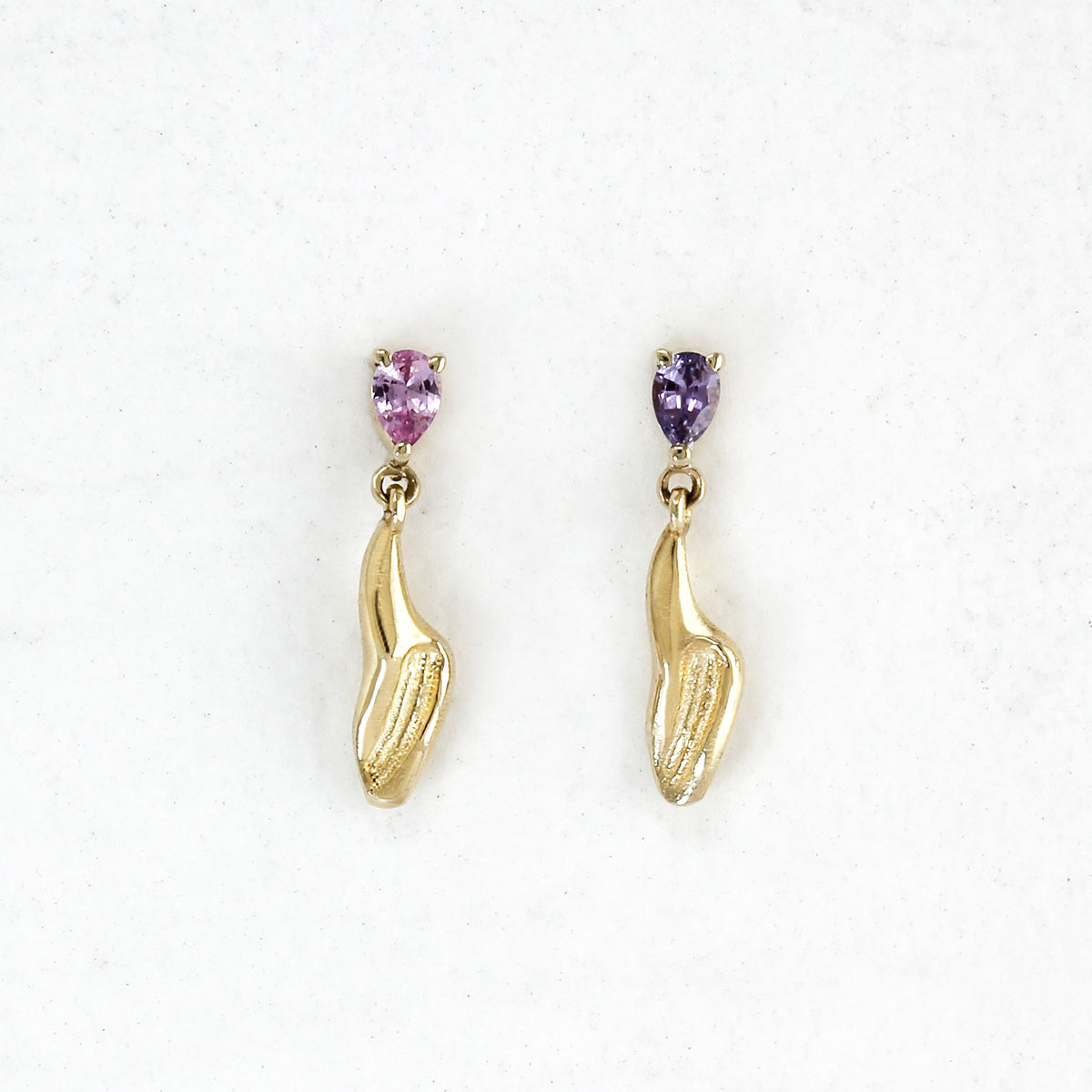 Orchid Cascade Earring (Single)