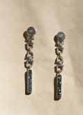 Line of Sight Earrings - New Lander Variscite