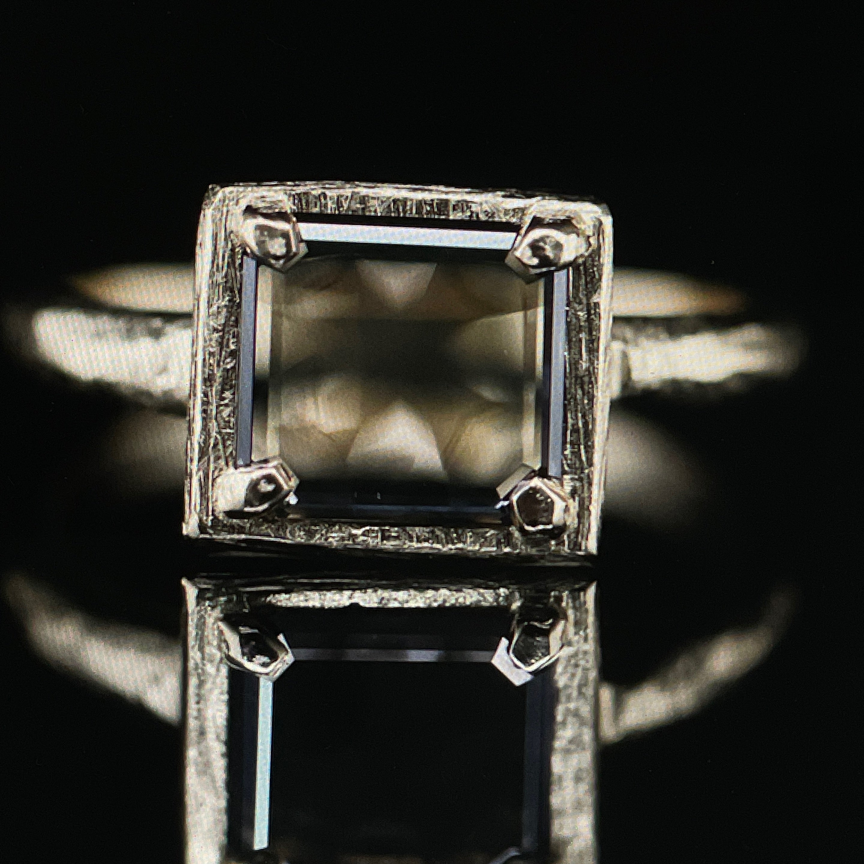 1.36 Portrait Cut Diamond Ring