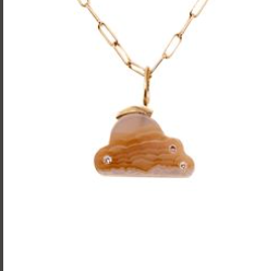 Mini Cloud Charm - Pink