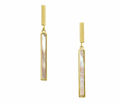 Mother Of Pearl Bar Drop Studs