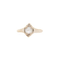 0.8 ct Double Rose Cut Diamond Ring