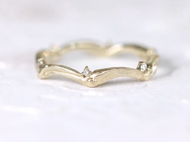 Van Gogh Star Band Ring